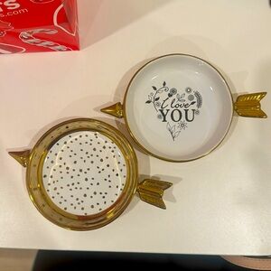 Gold Arrow Trinket Dishes
